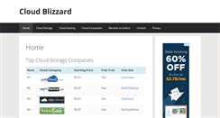 Desktop Screenshot of cloudblizzard.com