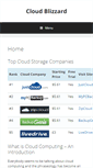 Mobile Screenshot of cloudblizzard.com